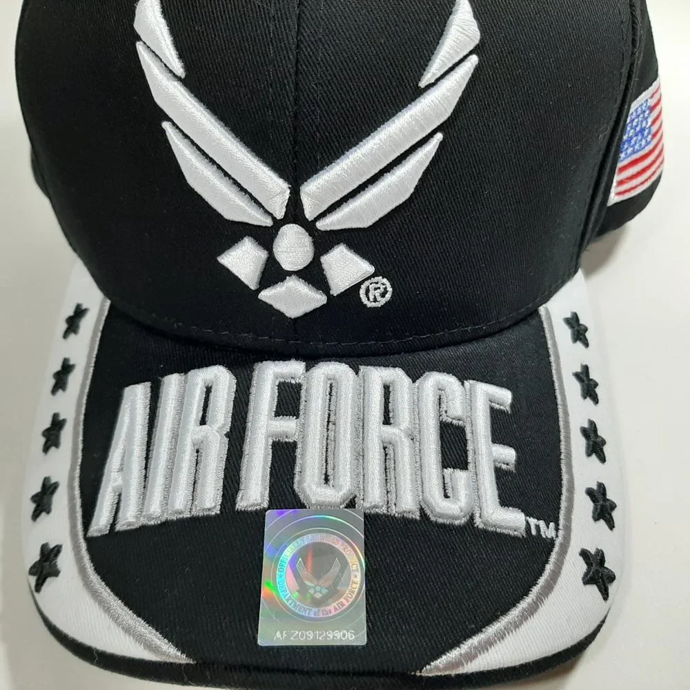 U.S. Air Force Baseball Cap Hat 3-D Puff Embroider